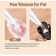 thumbnail image 3 of New Dog Paw Trimmer With Led Light Fully Waterproof Pet Hair Trimmer With Led Display Dog Clippers For Grooming 18mm Widen Blade, 3 of 4