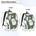 thumbnail image 4 of Daiia Alpaca Faces Vintage Canvas Backpack for Men and Women ,Hiking Backpack,Travel Laptop Bag for School,Large Capacity Backpack, 4 of 8