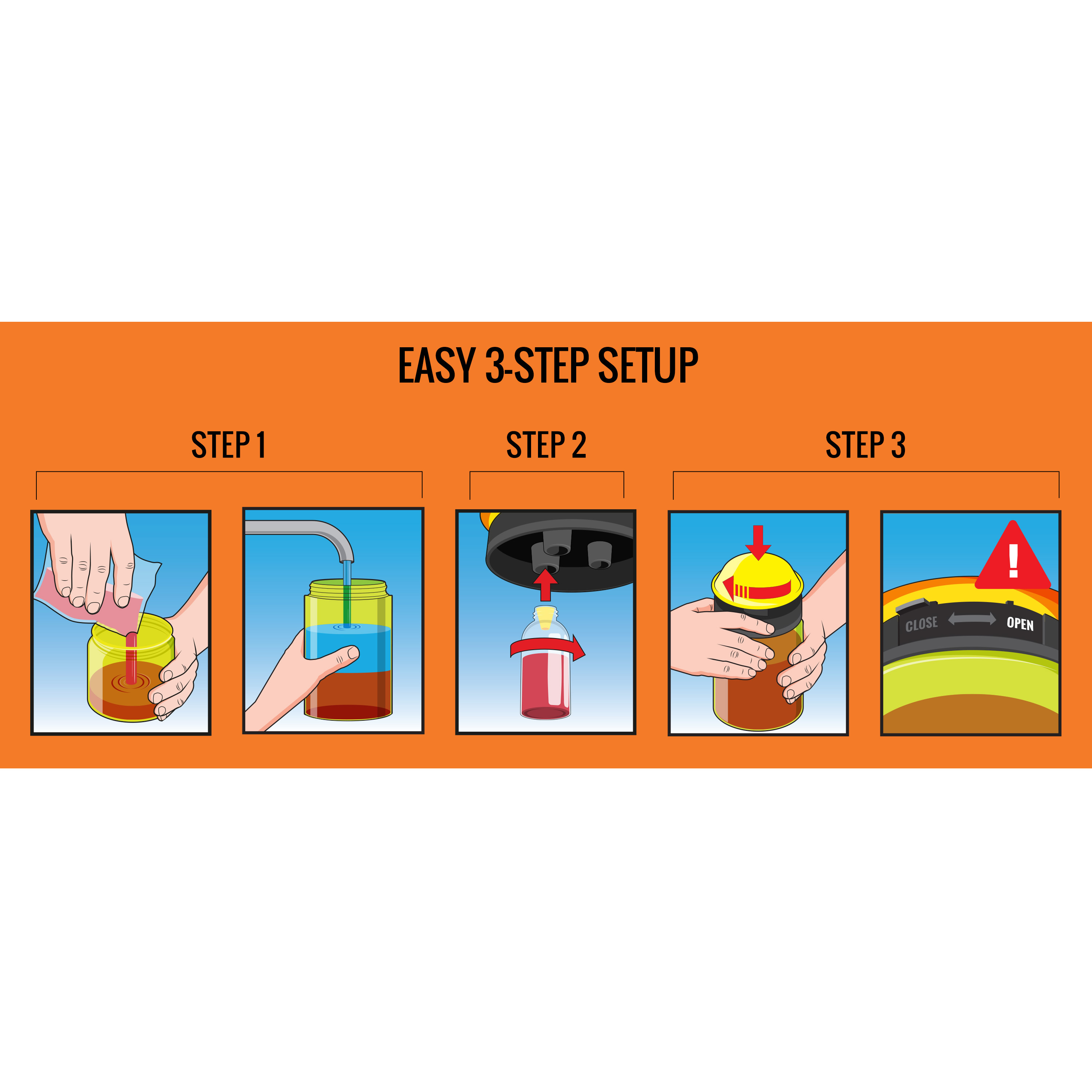 TERRO Wasp & Fly Trap Plus Fruit Fly - 2 Traps
