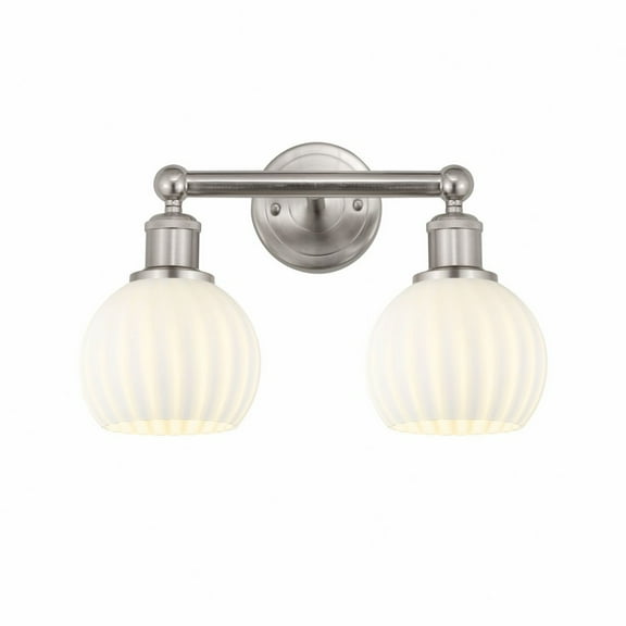 Innovations Lighting - White Venetian - 2 Light Bath Vanity In Modern
