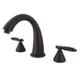 thumbnail image 2 of Kingston Brass Roman Tub Faucet, Oil Rubbed Bronze, Deck Mount KS2365GL, 2 of 2