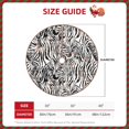 thumbnail image 2 of Fotbe Leopard And Zebra Pattern Christmas Tree Skirt, Tree Skirts Plush Christmas Decorations, Christmas Tree Skirts Xmas Decorations Holiday Party Decor-48", 2 of 6