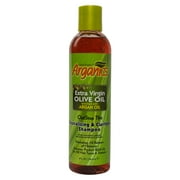 NEXSHEEN ARGANICS Extra Virgin Olive Oil, Castor & Argan Oil Clarifying Shampoo, 8 FL OZ