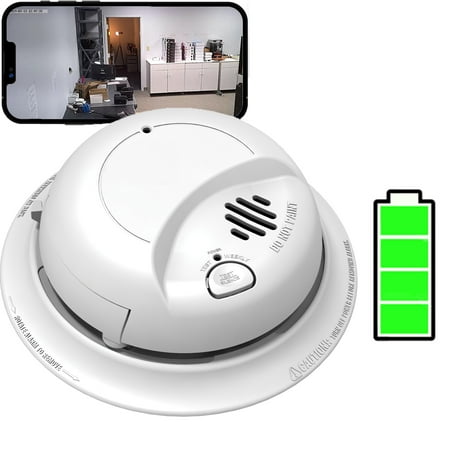 XSMOKE-9120 2K HD 60 Day Battery Powered WiFi Smoke & Fire Alarm Camera (No Audio/ Video Only / 60 Day Battery)
