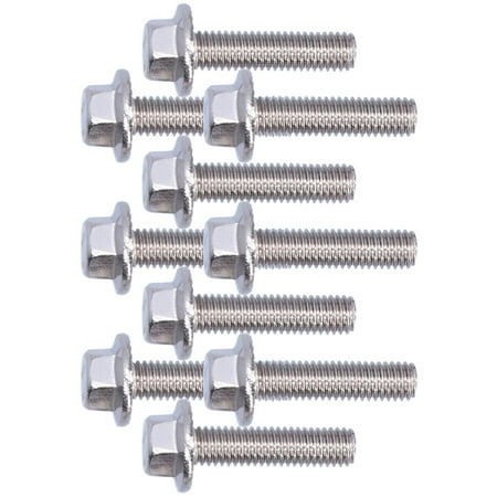 

Screw Durable Flanged Hex Head 10Pcs For Fastening M5x20