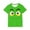 Green, variant on Boys Lovely Expression Print Short Sleeve T-Shirt Solid Color, Loose Comfortable Graphic Tee for Summer, for 3-10 Years