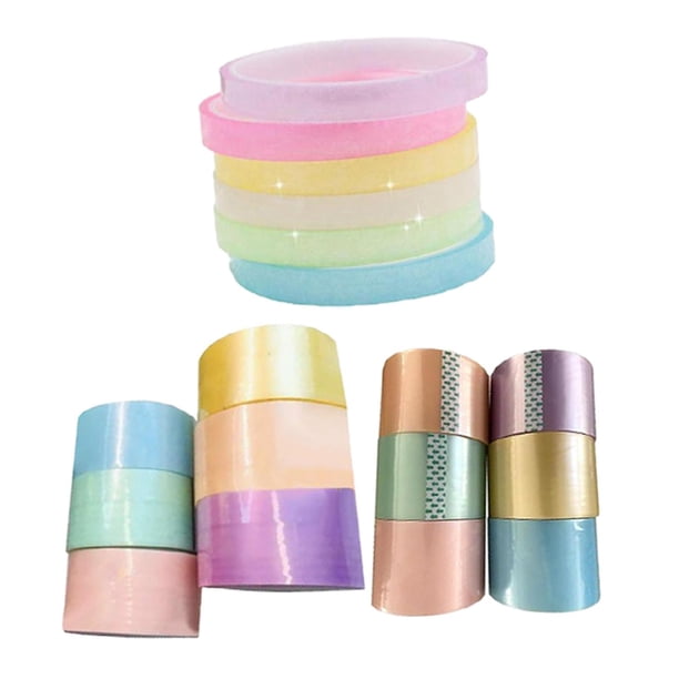 Sticky Ball Rolling Tape Funny Crafts Adhesivo Para Fiesta 18pcs 1.2 4.8 6cm 18 piezas 12 48 6 cm