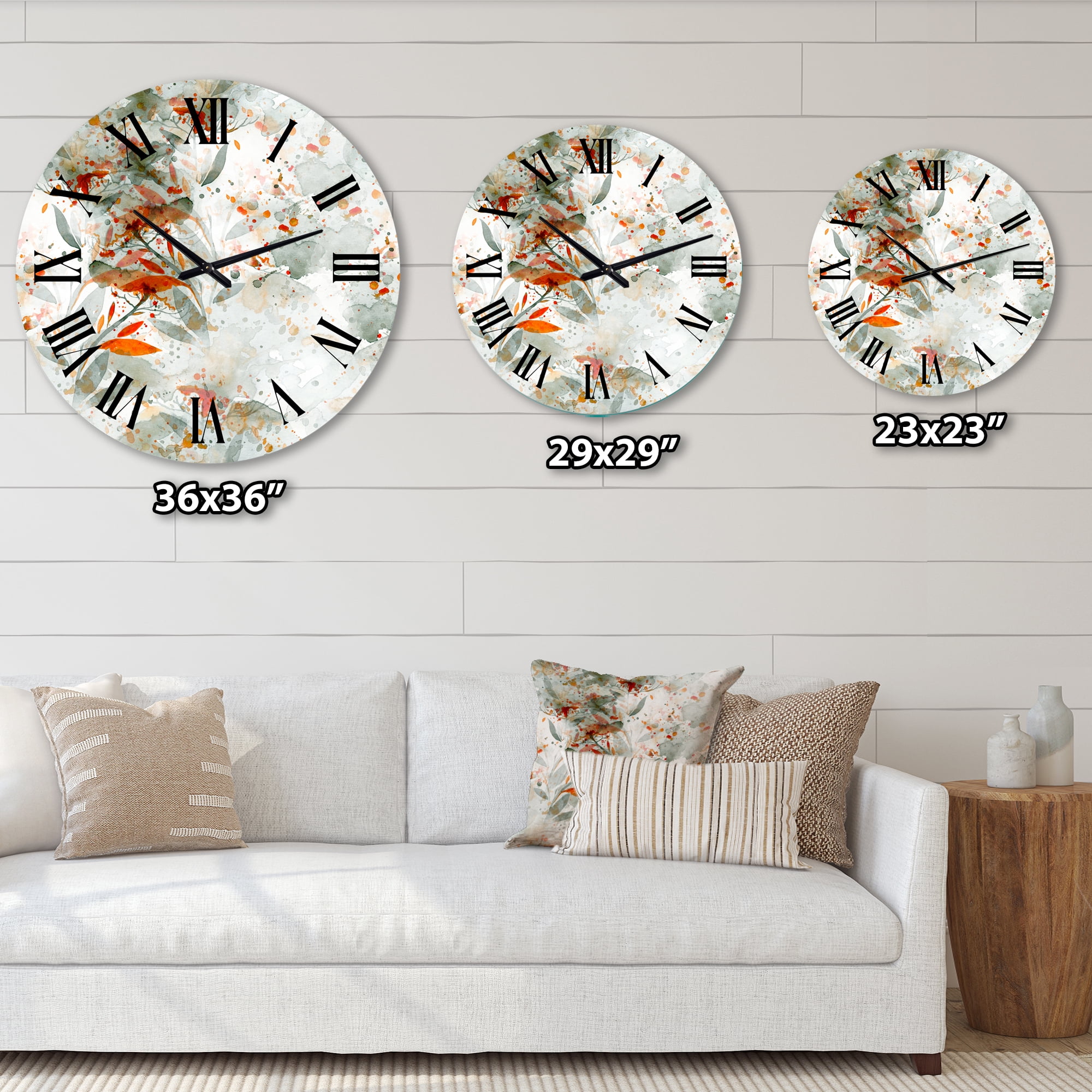 Designart 1 in Quartz Modern/Contemporary Wall Clock
