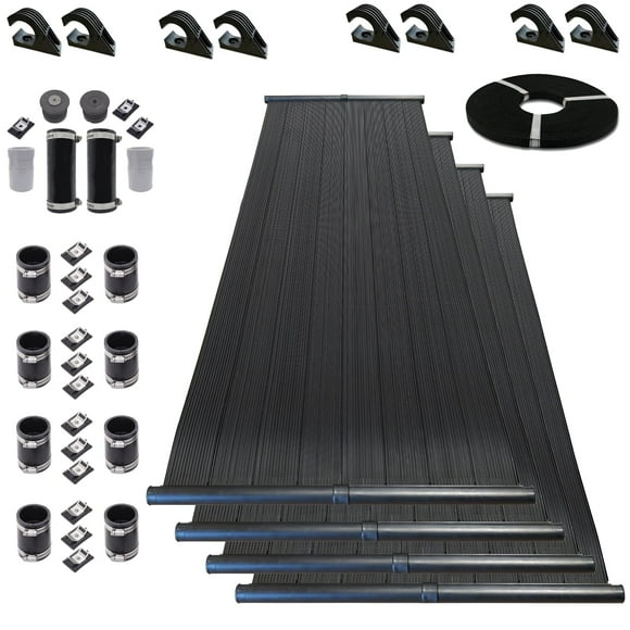 Highest Performing Design - DIY Solar Pool Heater Kit - 15-20 Year Life Expectancy (4-4x10 / 2" I.D. Header)