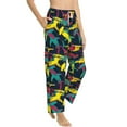 thumbnail image 2 of Daiia Colorful Sharks Women's Sleep Pant with Pockets and Drawstring,Pajama Pants-Large, 2 of 9