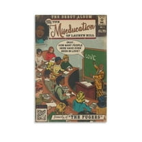 Lauryn Hill Poster The Miseducation of Lauryn Hill Music Album Comic Art Poster Posters for Room Aesthetic Canvas Wall Art Bedroom Decor