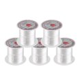 thumbnail image 1 of 5 Rolls Crystal Line Beads String Wire Jewelry Material Elastic Thread for Jewelry DIY (White),Crystal Line, Elastic Thread, 1 of 9