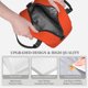 thumbnail image 3 of Easygdp Orange Caja de Almuerzo para Mujeres y Hombres, Bolsa de Almuerzo Insulada, Bolsas Reutilizables Impermeables para Viajes, Trabajo y Picnics, 3 of 7