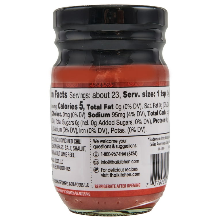 6 pack) Thai Kitchen Gluten Free , 4.0 oz Jar - Walmart.com