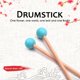 thumbnail image 1 of 2 uds de lengua mazo de tambor xilófono Marimba baqueta instrumento Likrtyny de percusión Musical para niños y adultos, 1 of 9