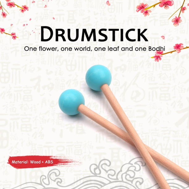 2 uds de lengua mazo de tambor xilófono Marimba baqueta instrumento Likrtyny de percusión Musical para niños y adultos