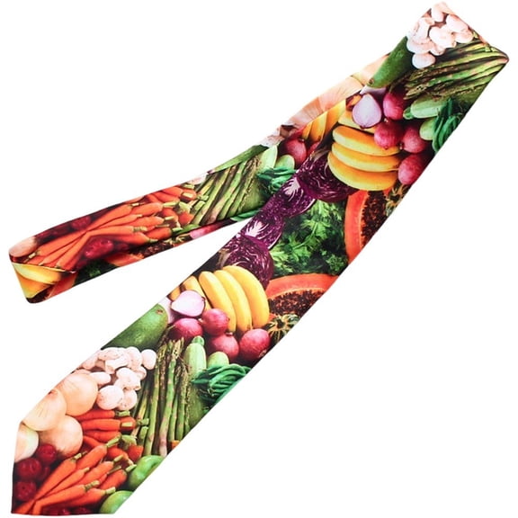 Funny Ties for Men Fashion Novelty Necktie Adjustable Neck Tie for Wedding Party Meeting Outfit Gift for Husband Father's Day