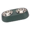 thumbnail image 4 of Cuencos para perros, cuencos dobles para agua y comida para perros, cuencos de acero inoxidable, evita resbalones, cuencos de agua para alimentos para mascotas de acero, 4 of 7