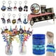 thumbnail image 2 of Suministros de Fiesta Pirata, llaveros, anillos, pulseras de goma, pajitas de plástico, decoración temática de pirata, 2 of 5