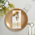 BalsaCircle 10 Round 10" Gold Glossy Disposable Salad Dinner Plastic ...