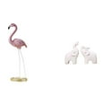 thumbnail image 1 of Estatua de resina, escultura de flamenco, adorno de , figuras de animales, artesanía decorativa, superficie en relieve vívida, adecuada para s, 1 of 8