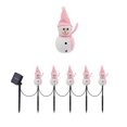 thumbnail image 2 of Christmas Snowman Solar Ground Stake Decorative Lights Ground Plug Lights - Perfect for Outdoor Holiday Decor, Ideal for Gardens, Patios, and Yards, 2 of 6