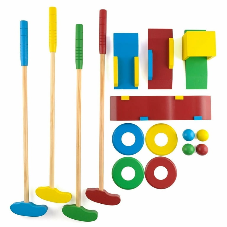 Wooden crazy golf set clearance