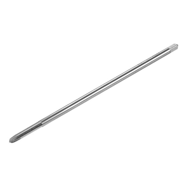 Uxcell 1-Pack M3x0.5mm Broca de Rosca Métrica, HSS Longitud de 150mm Herramienta de Rosca Recta de Mano Derecha