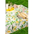 thumbnail image 3 of Lemon Bliss Outdoor Tabletop, Collection Stain Resistant & Waterproof, 60x84 w/Zipper, 3 of 6