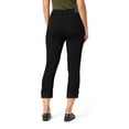 thumbnail image 4 of Levi Strauss Signature Women's and Women's Plus Mid Rise Capri Jeans, Sizes 2-28, 4 of 6