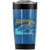 Aquaman Aqua Swim Stainless Steel Tumbler 20 oz Coffee Travel Mug/Cup, Vacuum Insulated & Double Wall with Leakproof Sliding Lid | Great for Hot Drinks and Cold Beverages