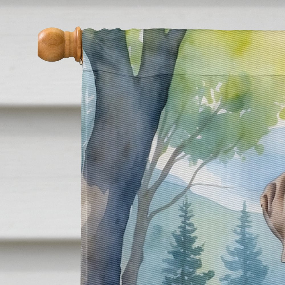 Great Dane Spring Path House Flag 28 in x 40 in