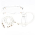 thumbnail image 2 of Bolsa de asas Kit de reparación Straps ajustables Straps Straps Mujeres Monedero Bucket Haciendo el hogar Bolsas DIY Crafting Supplies Blanco 3 piezas Inevent AP004439-01, 2 of 7