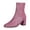 Red, variant on Modisza Women's Fashion Ankle Boots Glitter Sparkly Mid Calf Booties Ladies Outdoor Comfortable Low Heel Party Dressy Boot