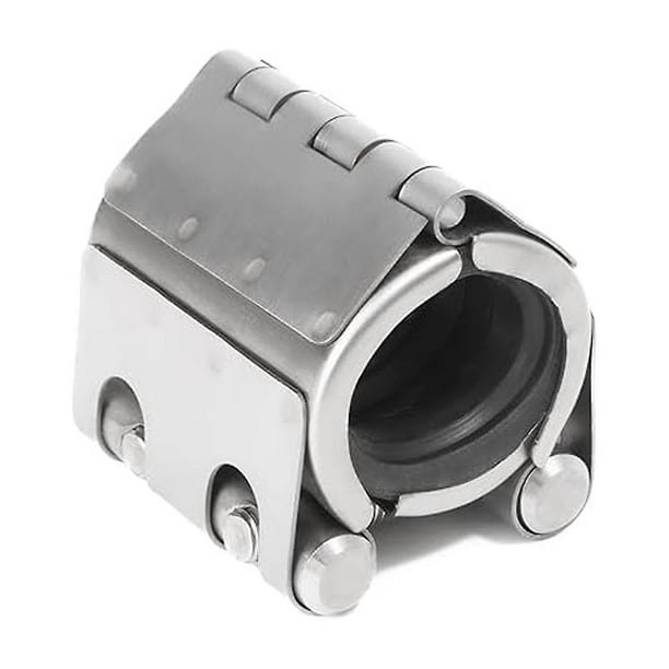 Abrazadera de reparación de tuberías para tuberías de 1 pulgada, sellador de fugas, kit de reparación de tuberías de emergencia para tuberías de plástico y metal, color plateado