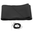 thumbnail image 1 of Funda para Volante de 15 Pulgadas, protección para Volante de Coche de Cuero de Microfibra Perforada Cosida a Mano, Funda para Volante DIY(Negro), 1 of 14