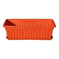 thumbnail image 1 of jinwen Flower Pot Vegetable Planting Box Window Box Planter for Deck Porch Entrance Brick Red, 1 of 9