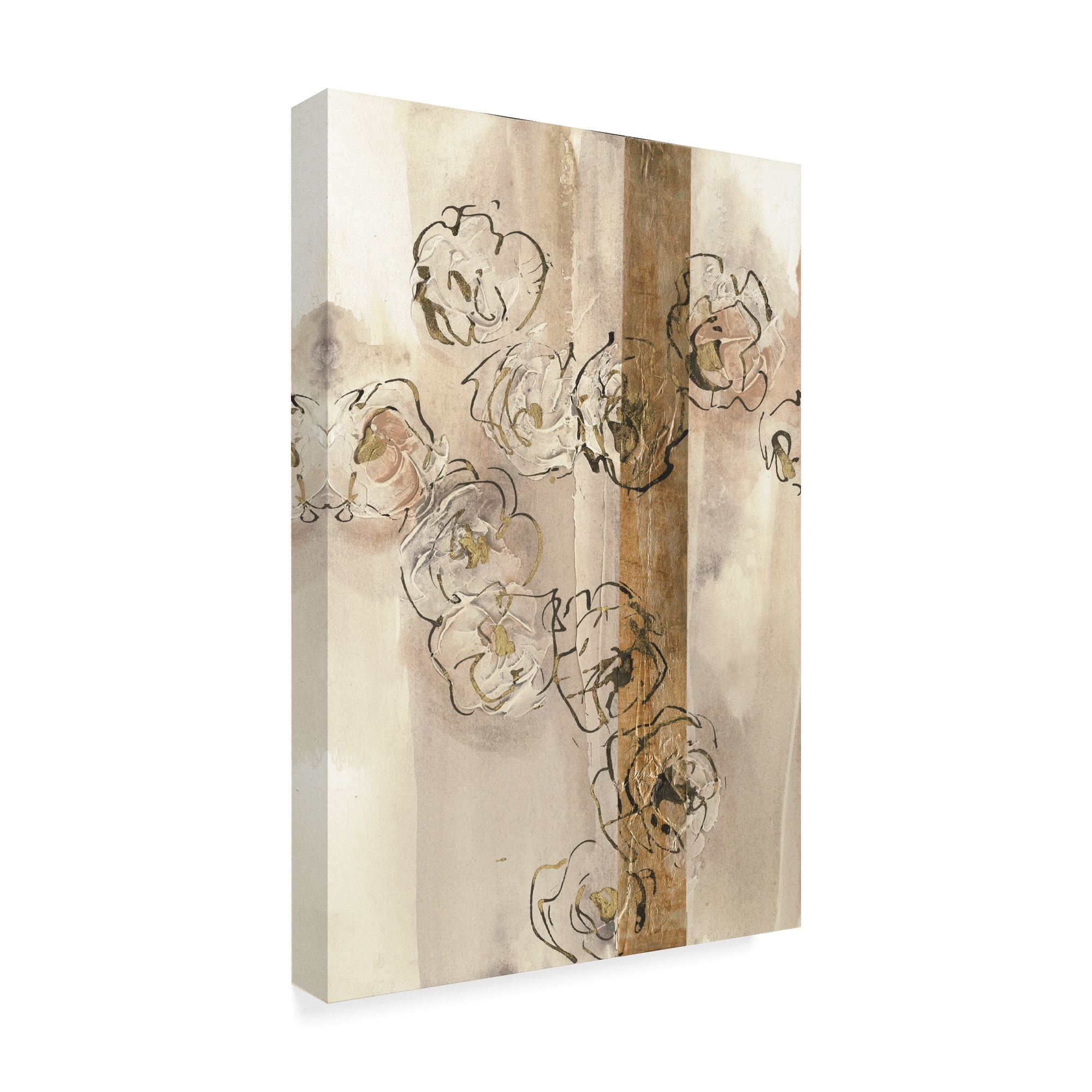Trademark Fine Art 'Dusted Gold Panel I' Canvas Art by Chris Paschke