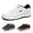 White, variant on Men  Shoes Lace-Up Sneakers,Extended Width Foot and Heel Comfortable Breathable Anti-Slip Low Top Walking Shoes