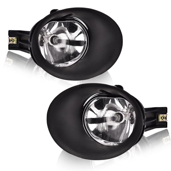 PIT66 Bumper Fog Lights Lamp Fit for 2002-2008 Dodge Ram 1500/ 2003-2009 Dodge ram 2500 3500 Bumper Fog Lights Driving Lamps Bezel
