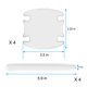 thumbnail image 5 of Manija de la puerta del coche Película protectora contra rasguños Puerta transparente Tira anticolisión Tazón de la puerta Manija de la puerta Protector contra rasguños 8 PCS Sincero Electrónica, 5 of 5
