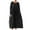 Black, variant on BangWanChi Work Dresses for Women Formal Dresses for Women Summer Dresses for Women 2024 Womens Spring and Summer Round-Neck Solid Cotton and Linen Casual Pocket Long Sleeved Dress