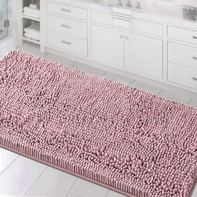 Alfombras de baño H.VERSAILTEX, alfombrillas de baño antideslizantes de felpilla, 60 x 120 cm