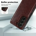 thumbnail image 2 of ETFAST Wallet Leather Phone Case For Samsung Galaxy Z Fold 6 Fold5 Fold4 Fold3 Multi Card Zipper Phone case, 2 of 9