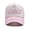 Pink, variant on Women Baseball Cap, Embroidery Letters Adjustable Hat Ponytail Baseball Hat For Casual Daily