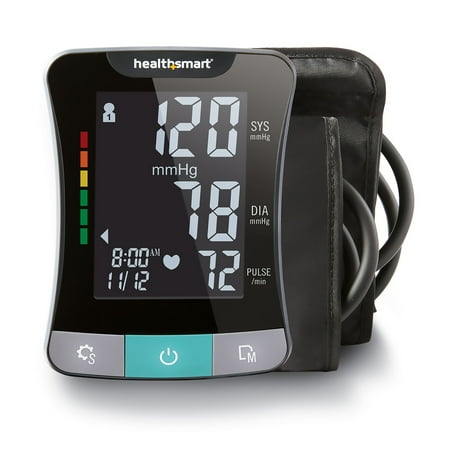 Mabis Multiple Sizes Arm Home Automatic Digital Blood Pressure Monitor 1-Tube Black 1 Each
