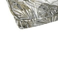 thumbnail image 2 of Jordan Manufacturing 45" x 17" Bryan Walnut Beige Leaves Rectangular Outdoor Settee Swing Bench Cushion with Ties and Welt, 2 of 10