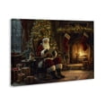 thumbnail image 4 of Stupell Industries Santa Claus by Fire Holiday Painting Gallery Wrapped Canvas Art Prints Wall Art, 36 x 24, 4 of 8