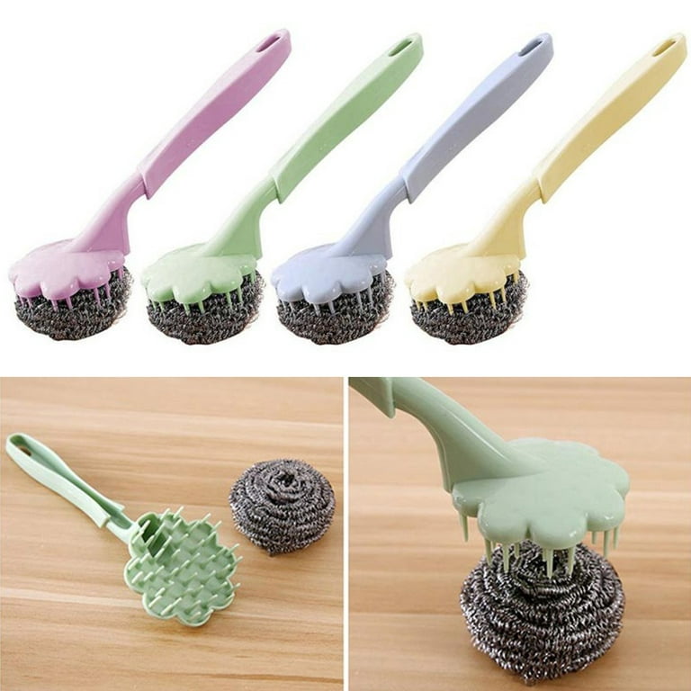 Stainless Steel Scrubbers Cleaning Ball Utensil Scrubber Metal