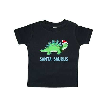 

Inktastic Santa-saurus Christmas Dinosaur with Hat Lights and Wreath Gift Baby Boy or Baby Girl T-Shirt